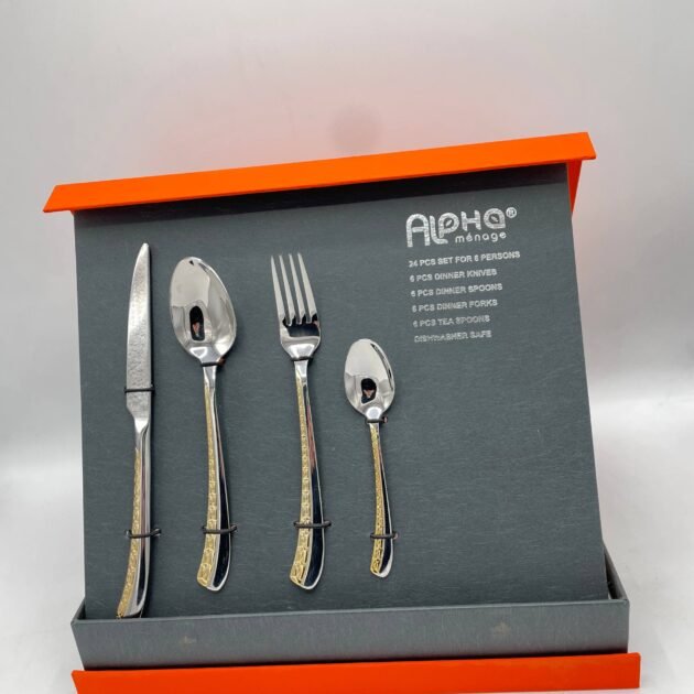 SERIE MENAGER ALPHA DORIE  24PCS